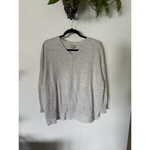 Ruby Moon Grey Knit Long Sleeve Cozy Sweater, Size Small